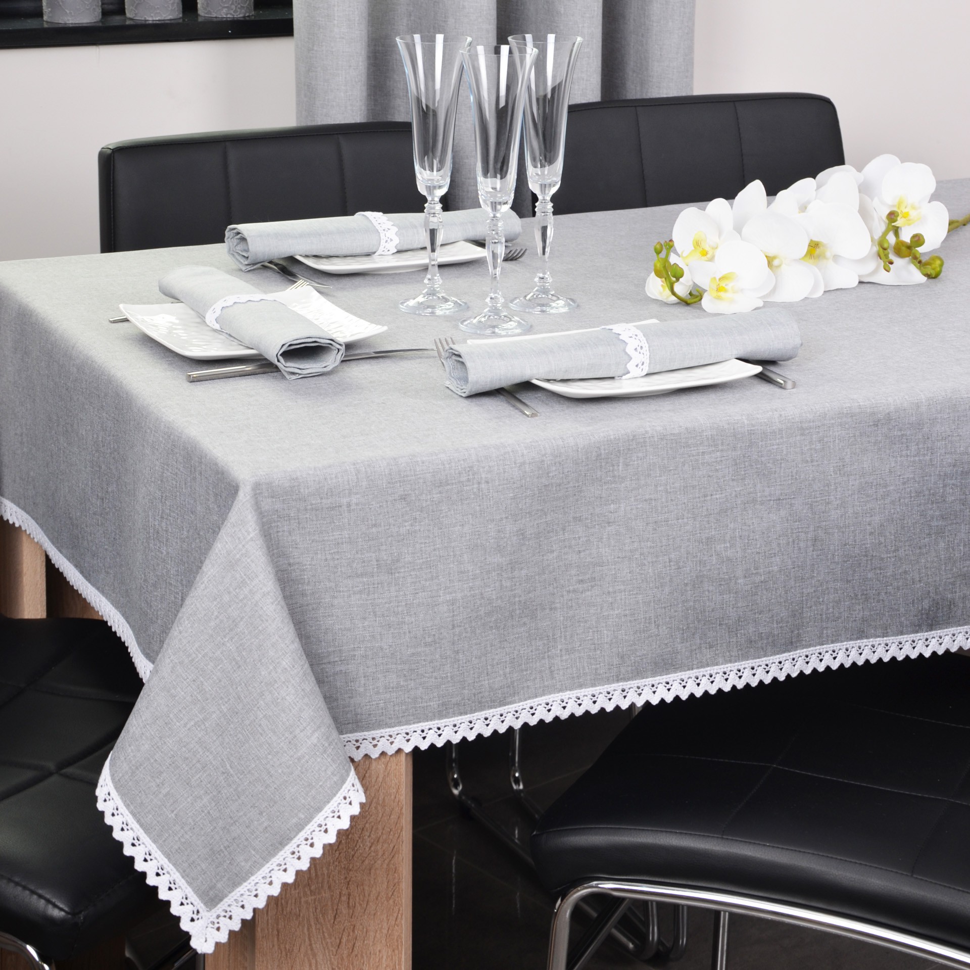 Obrus Malaga – Szary Obrus Malaga – Szary