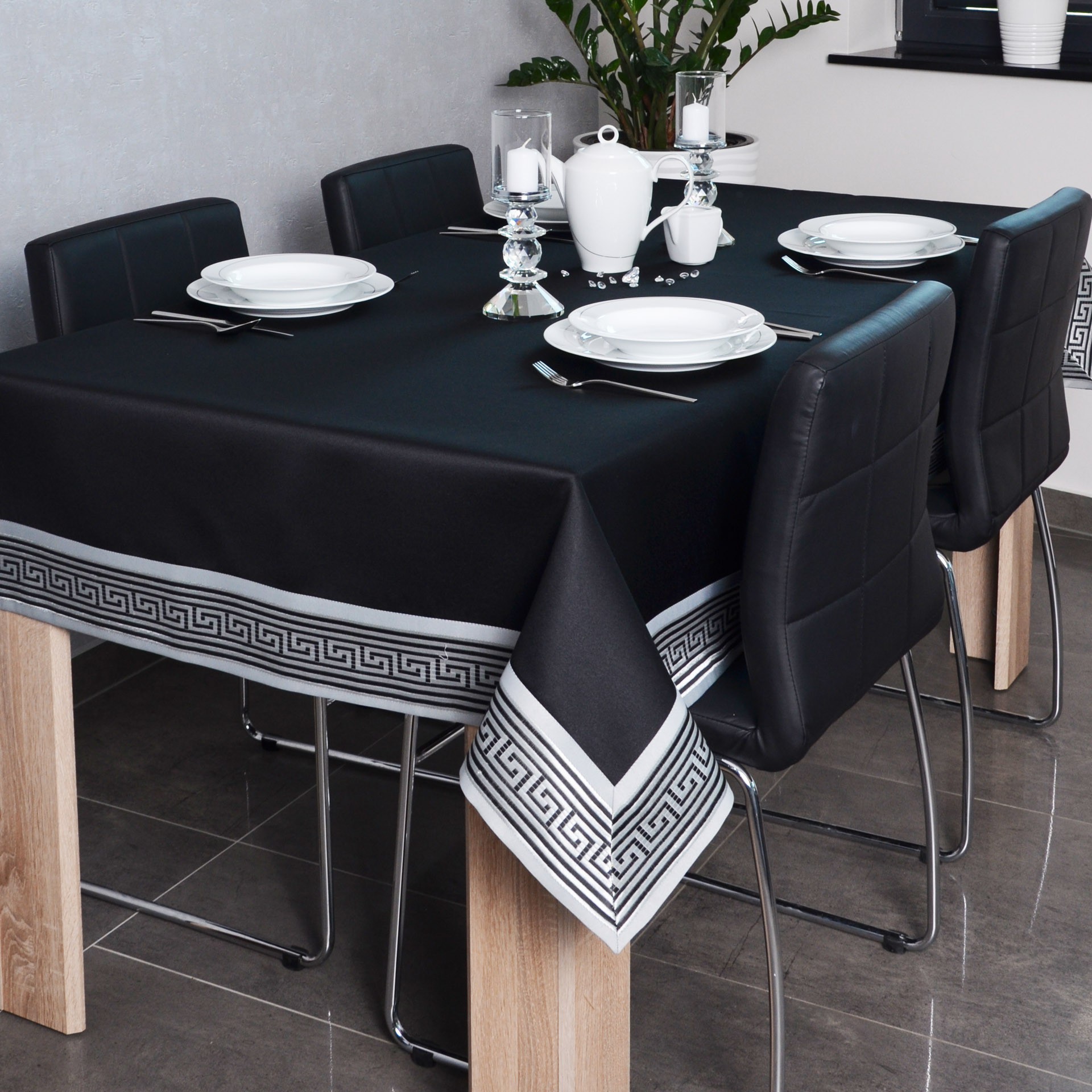 Obrus Rodos – Czarny Obrus Rodos – Czarny