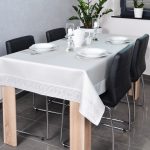 Obrus Rodos – Szary/Czarny