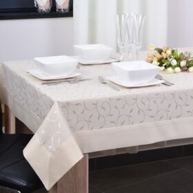 Obrus Clematis – Beżowy