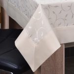 Obrus Clematis – Beżowy Obrus Clematis – Beżowy