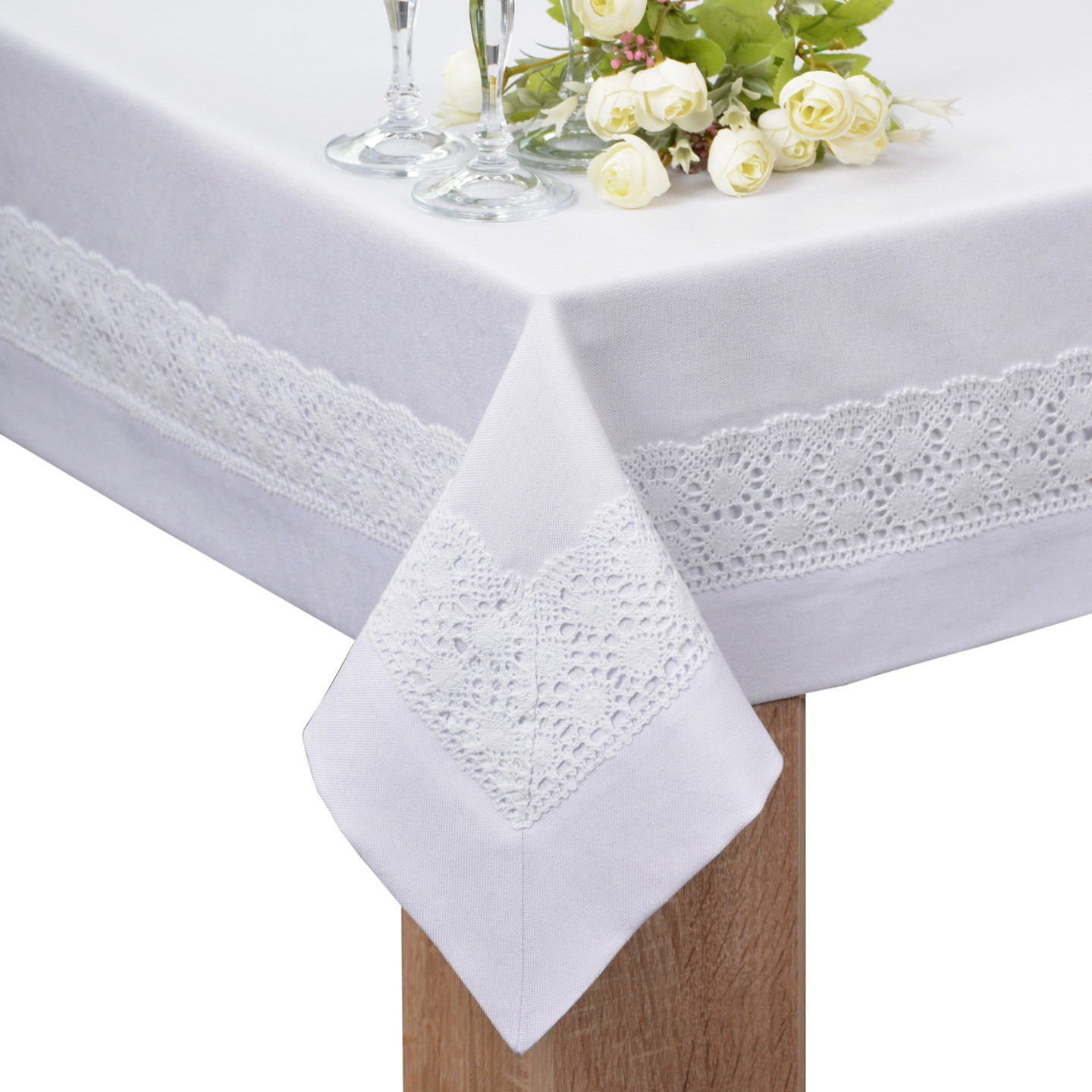 Obrus Sewilla – Biały Obrus Sewilla – Biały