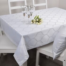 Obrus Casablanca Lux Szary-Srebro