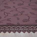 Obrus z Gipiurą 127 – Brązowy Obrus z Gipiurą 127 – Brązowy