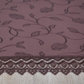 Obrus z Gipiurą 127 – Brązowy