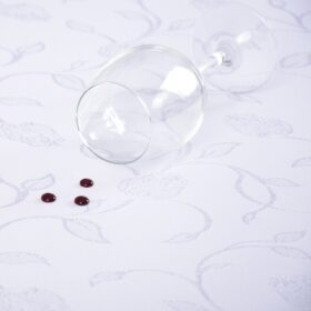 Obrus z Gipiurą 127 – Biały Fala Obrus z Gipiurą 127 – Biały Fala