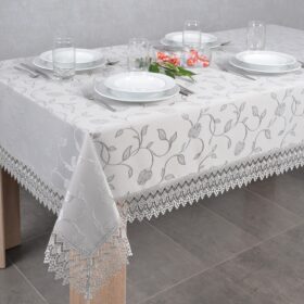 Obrus z Gipiurą 127 – Szary