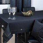 Obrus Glamour – Czarny/złoty Obrus Glamour – Czarny/złoty