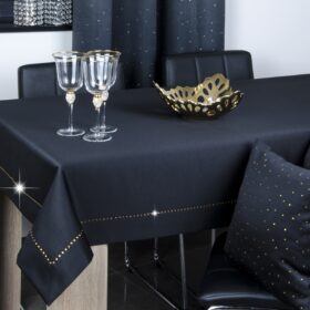 Obrus Glamour – Czarny/złoty