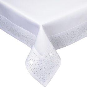 Obrus Szmaragd – Biały Obrus Szmaragd – Biały