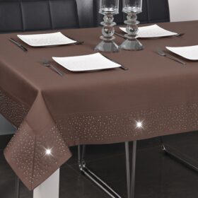 Obrus Szmaragd – Brązowy