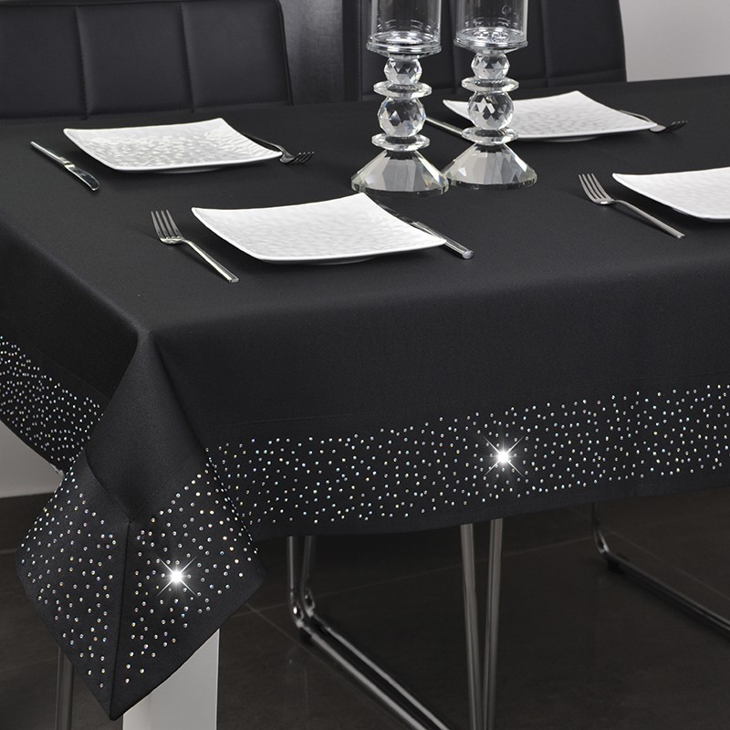 Obrus Szmaragd – Czarny Obrus Szmaragd – Czarny