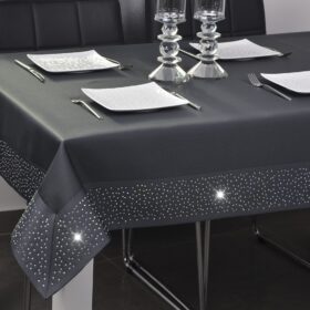 Obrus Szmaragd – Grafitowy