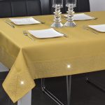 Obrus Szmaragd Złote Dżety – Granatowy