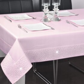 Obrus Szmaragd – Pudrowy Róż