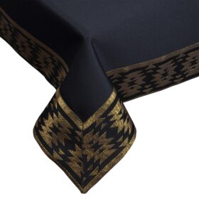 Obrus Vega Lux – Czarny złoto