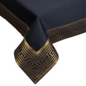 Obrus Rodos Lux – Czarny-Złoto