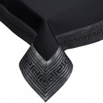 Obrus Rodos Lux – Czarny-Srebro Obrus Rodos Lux – Czarny-Srebro