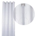 Zasłona Casablanca – Biały Srebro Zasłona Casablanca – Biały Srebro