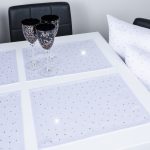 Podkładki Szafir – Biały Złote dżety Podkładki Szafir – Biały Złote dżety