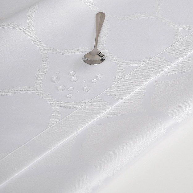 Zasłona Casablanca – Biały Srebro Zasłona Casablanca – Biały Srebro