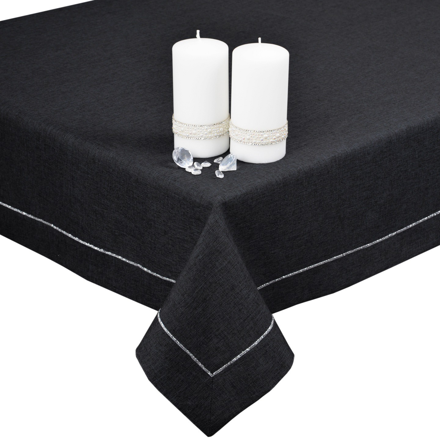 Obrus Panama Lux – Czarny Obrus Panama Lux – Czarny