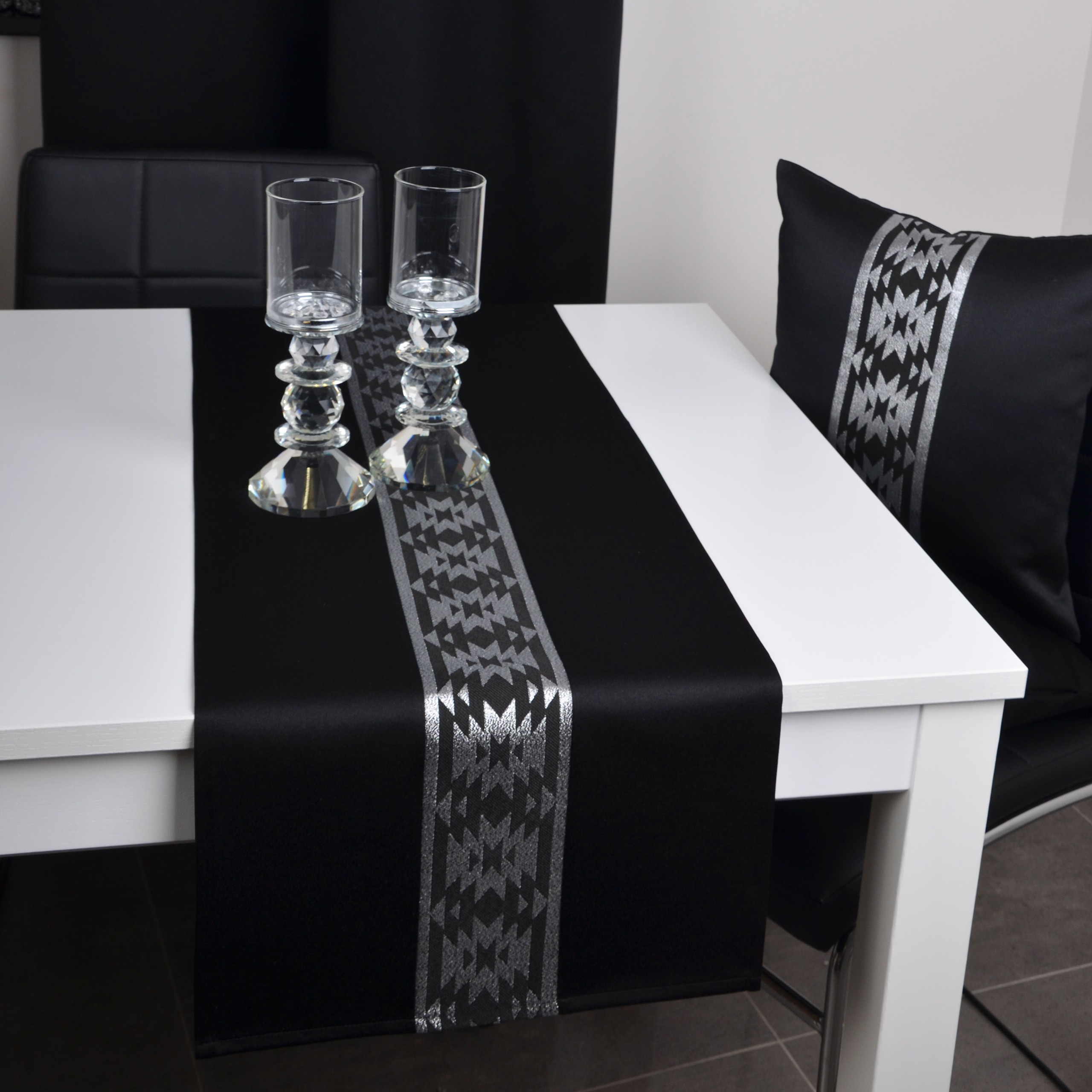 Pas Vega Lux – Czarny Srebro Pas Vega Lux – Czarny Srebro