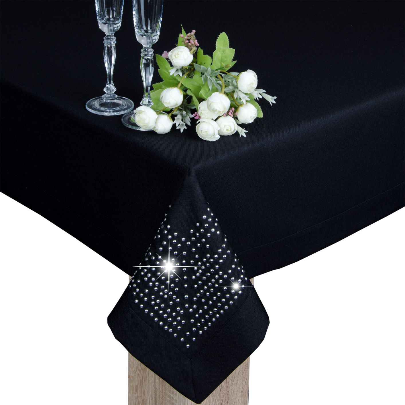 Obrus Panama Decor – Czarny Obrus Panama Decor – Czarny