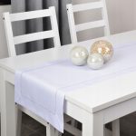 Bieżnik Panama Lux – Biały Srebro Bieżnik Panama Lux – Biały Srebro