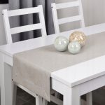 Bieżnik Panama Lux – Biały Srebro