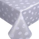 Obrus Gold Silver Jajka – Biały Srebro