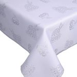 Obrus Gold Silver Zajączek – Biały Srebro