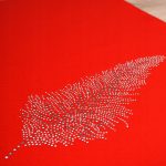 Pas Liść – Czerwony Srebro