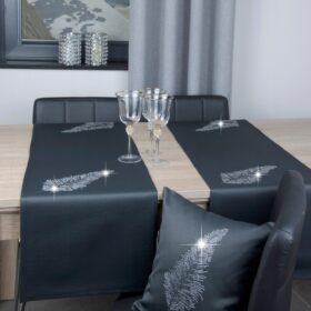 Pas Liść – Grafit Srebro