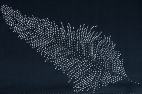 Pas Liść – Grafit Srebro Pas Liść – Grafit Srebro