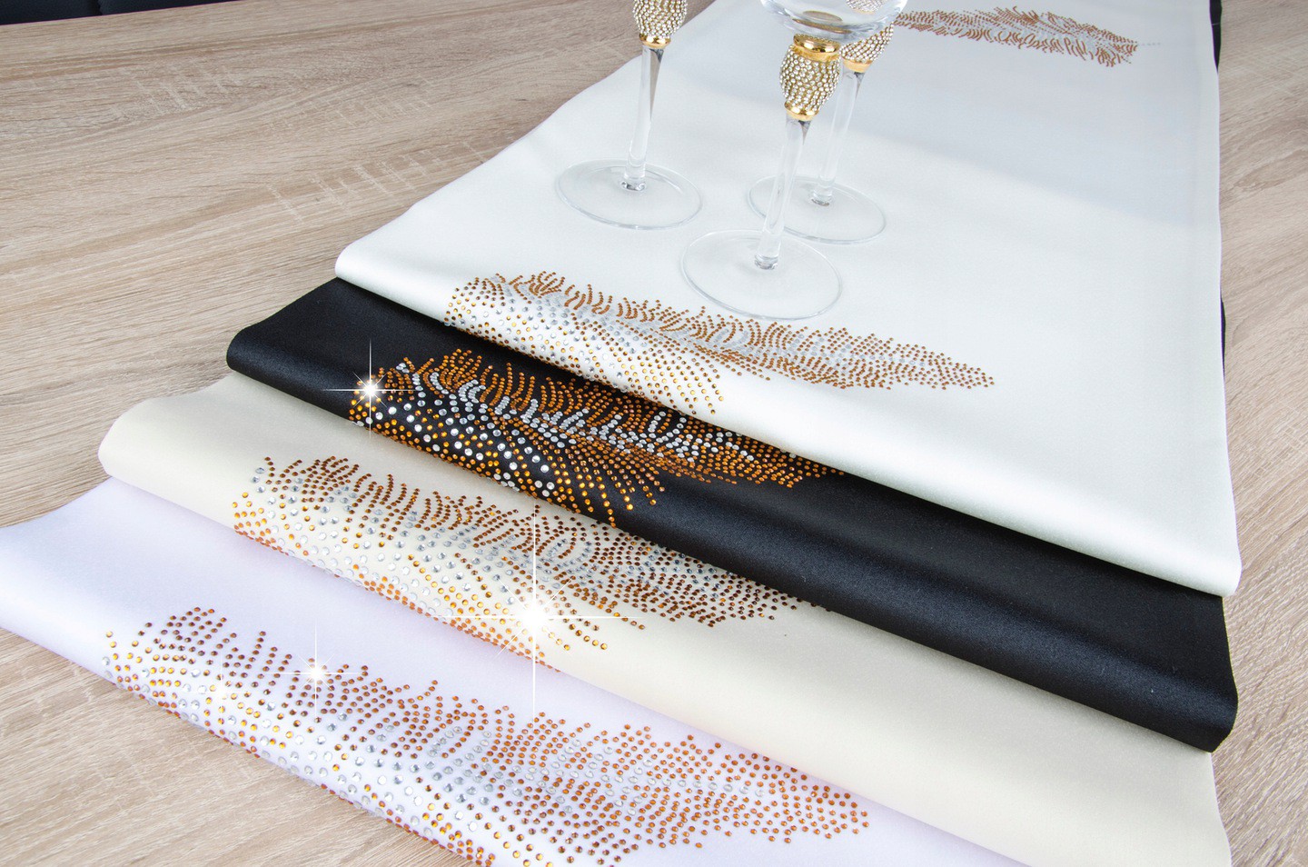 Pas Liść – Beż Złoto Pas Liść – Beż Złoto