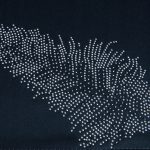 Podkładki Liść – Grafit Srebro Podkładki Liść – Grafit Srebro