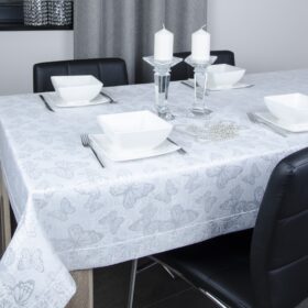 Obrus Motyl – Srebro