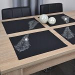 Podkładki Liść – Biel Złoto