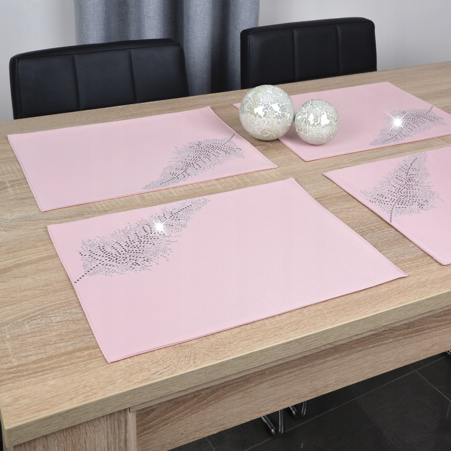 Podkładki Liść – Pudrowy Róż Podkładki Liść – Pudrowy Róż