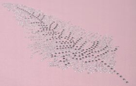 Podkładki Liść – Pudrowy Róż