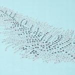 Podkładki Liść – Mięta Srebro