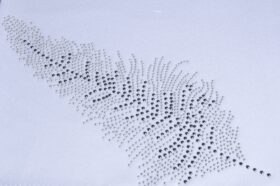 Podkładki Liść – Biel Srebro Podkładki Liść – Biel Srebro