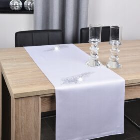 Pas Liść – Biały Srebro