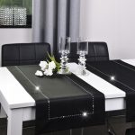 Bieżnik Glamour – Czarny Bieżnik Glamour – Czarny