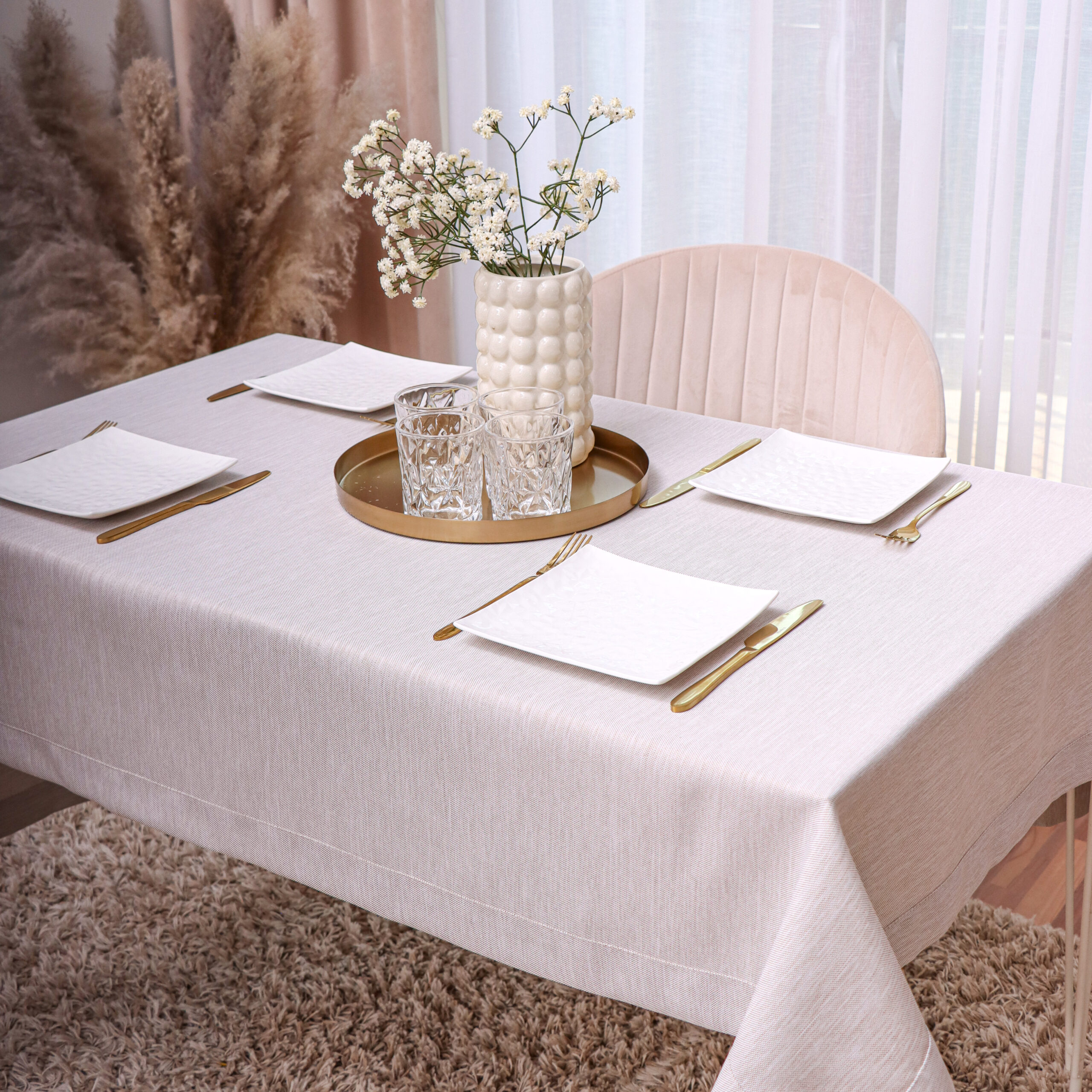 Obrus Panama – Beż Boho Obrus Panama – Beż Boho