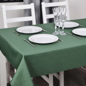 Obrus Deszczyk – Ciemny zielony