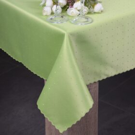 Obrus w Kropki – Jasny zielony