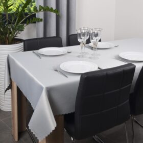 Obrus w Kropki – Szary