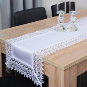 Bieżnik z Gipiurą 114 – Biały